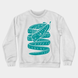 Oarfish - teal Crewneck Sweatshirt